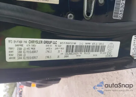 2012 Jeep Patriot Sport/North из США, поврежденный, VIN 1C4NJRAB5CD549374